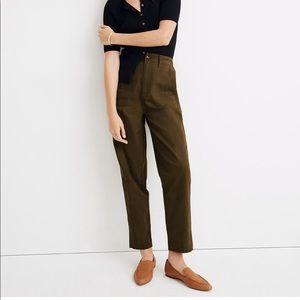 NWT Madewell Khaki Utility Pants (Size: small)